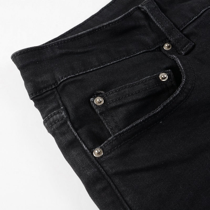 Square Ripped Jeans