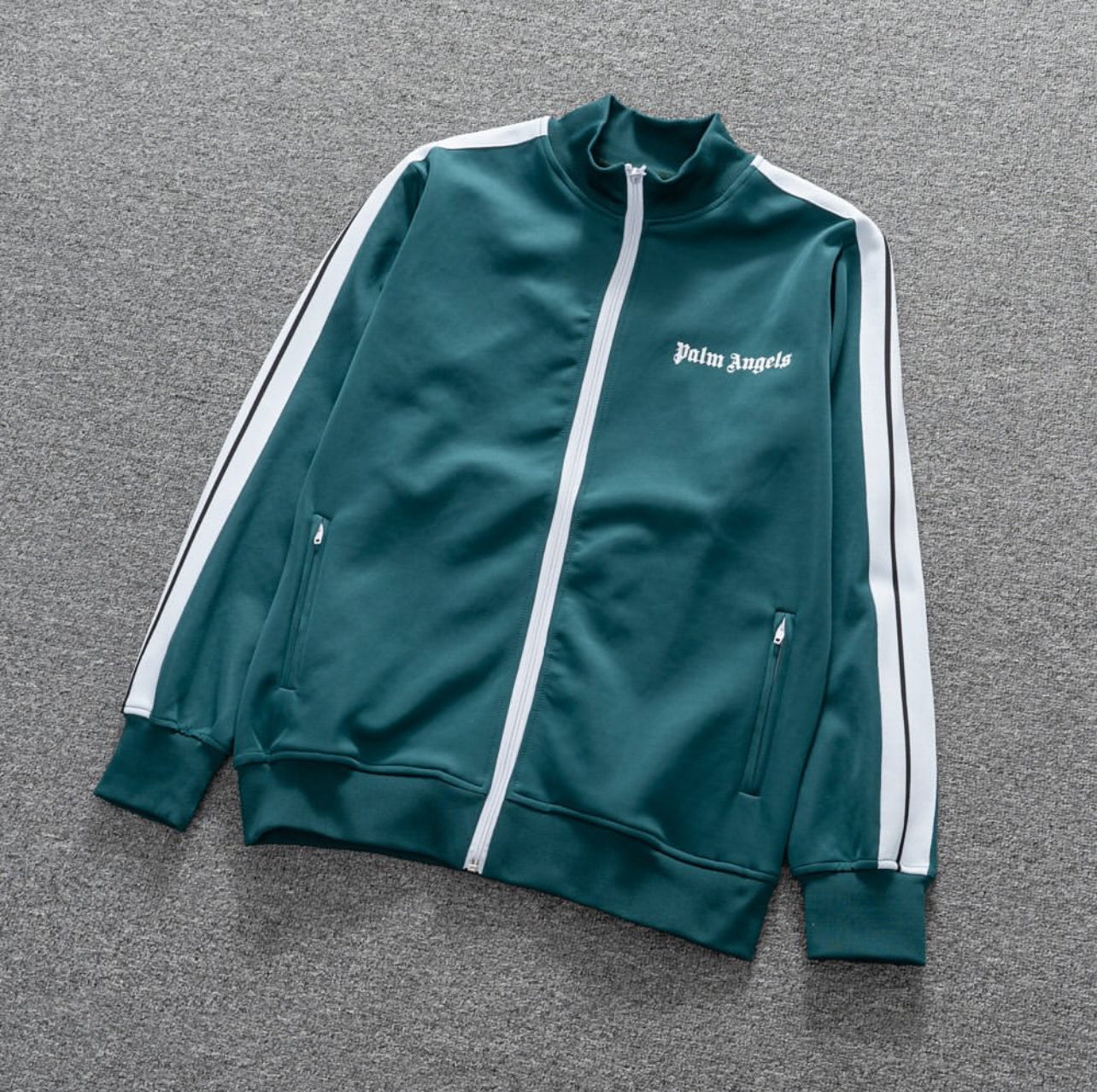 Palm Agels Track Jacket (Dark Green)