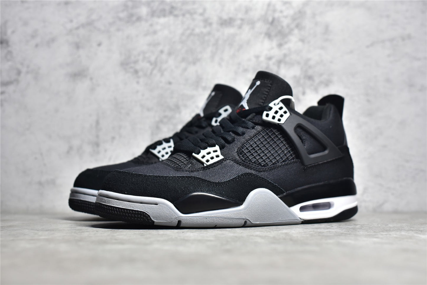 Jordan 4 Retro Black Canvas