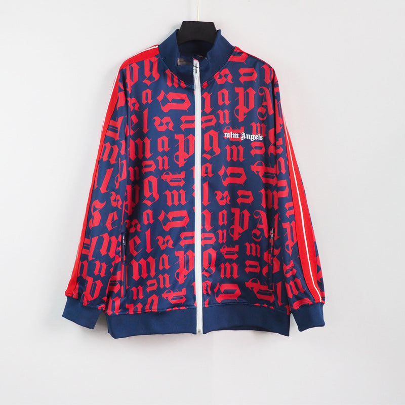 Palm Agels Track Jacket (Red Print)