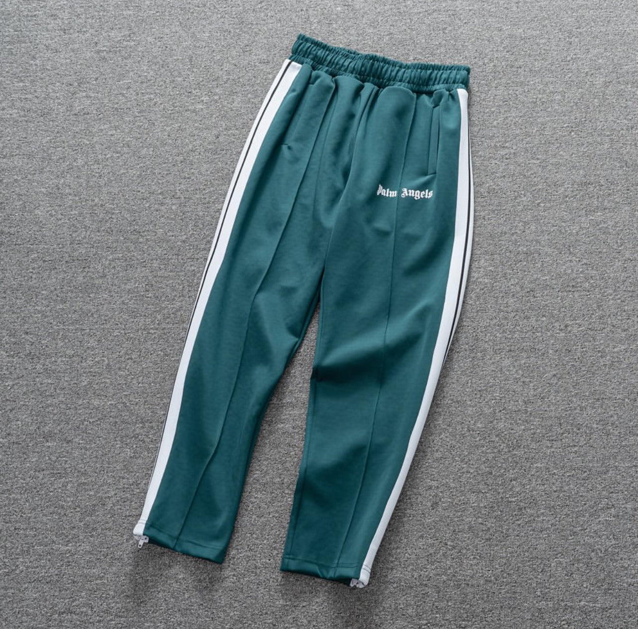 Palm Angels Track Pants (Dark Green)