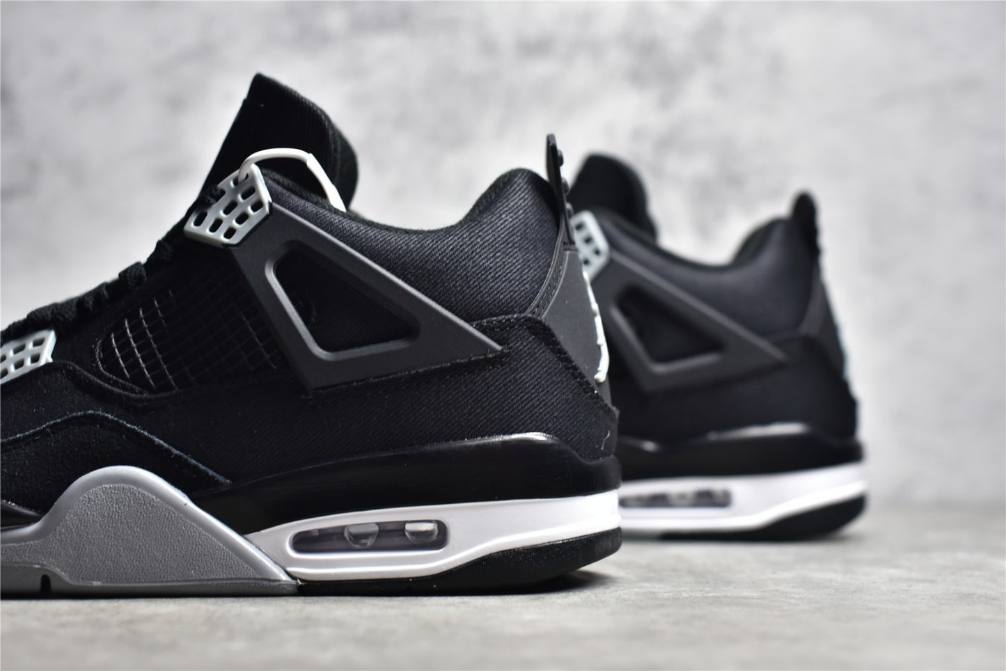 Jordan 4 Retro Black Canvas