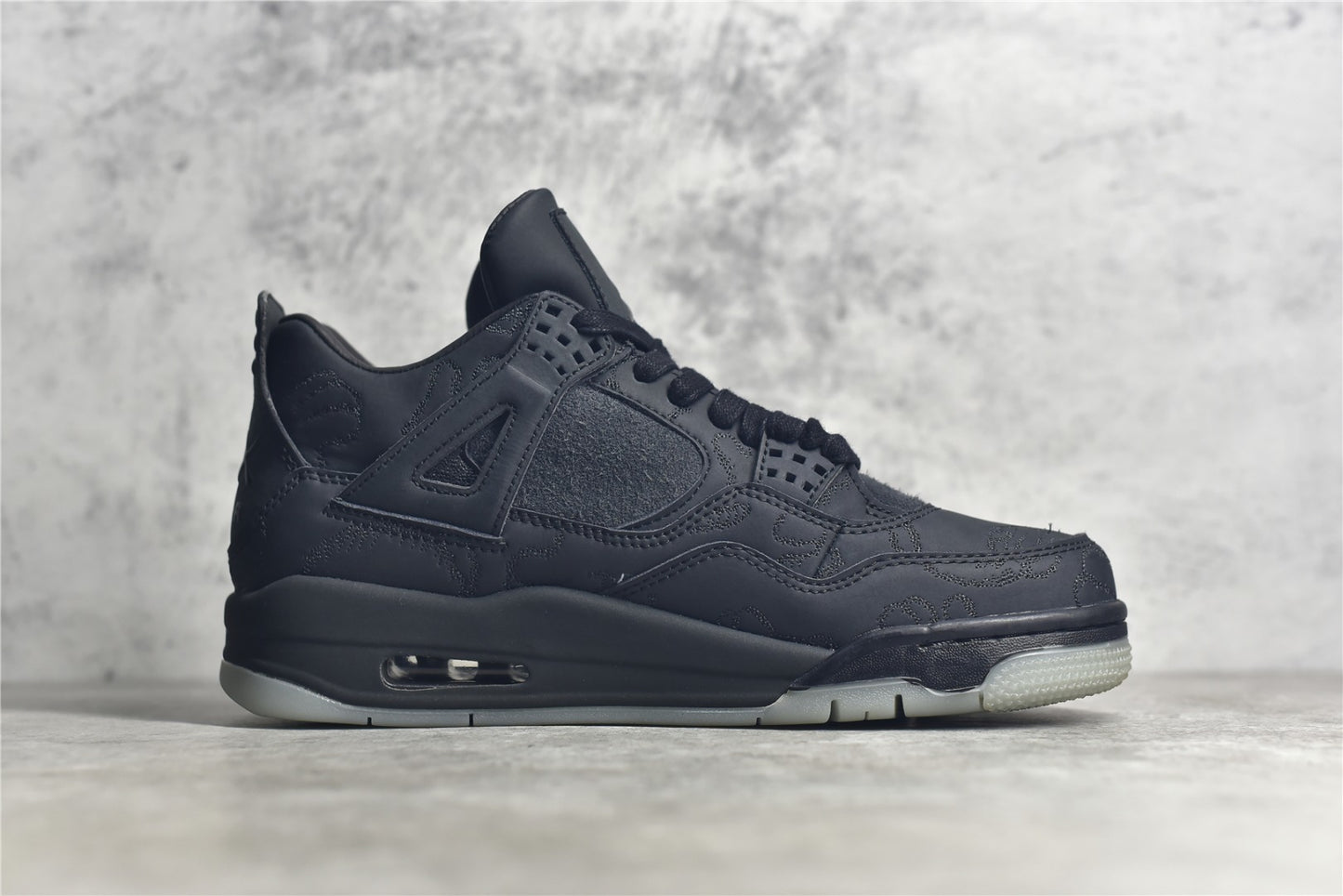 Jordan 4 Retro Kaws Black